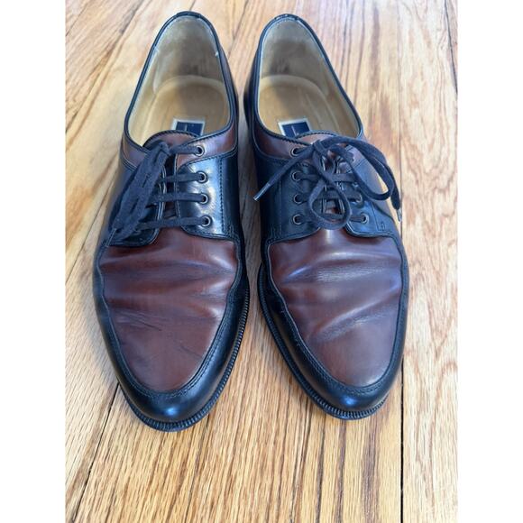 Bragano by Cole Haan Italian Oxfords Brown Leather Dress Shoes Men Size 7 M main image 5